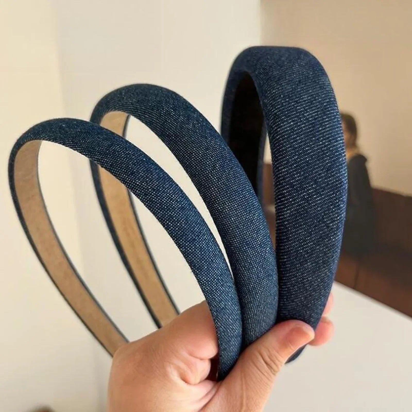 Headband Denim - Piña Colada