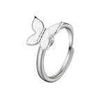 Spinner Ring Crystal Flower - Piña Colada