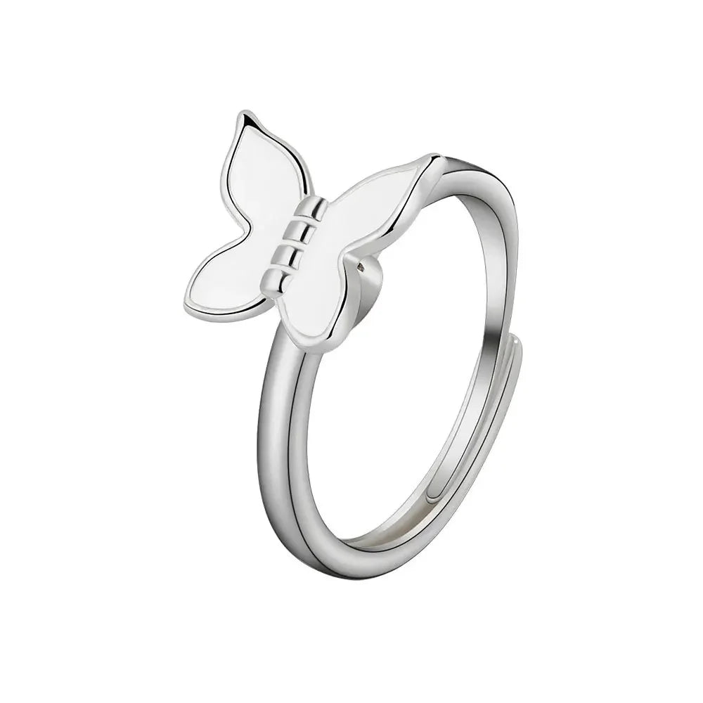 Spinner Ring Crystal Flower - Piña Colada