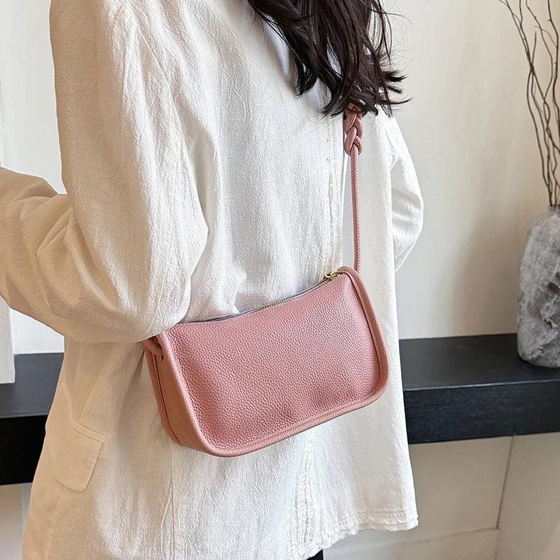 Leather Crossbody Bags - Piña Colada