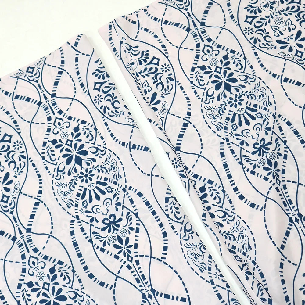Paisley Print Wide-Leg Jumpsuit - Piña Colada