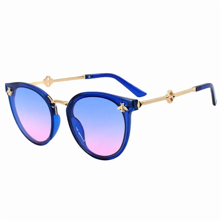 Vintage Cat Eye SunGlasses - Piña Colada