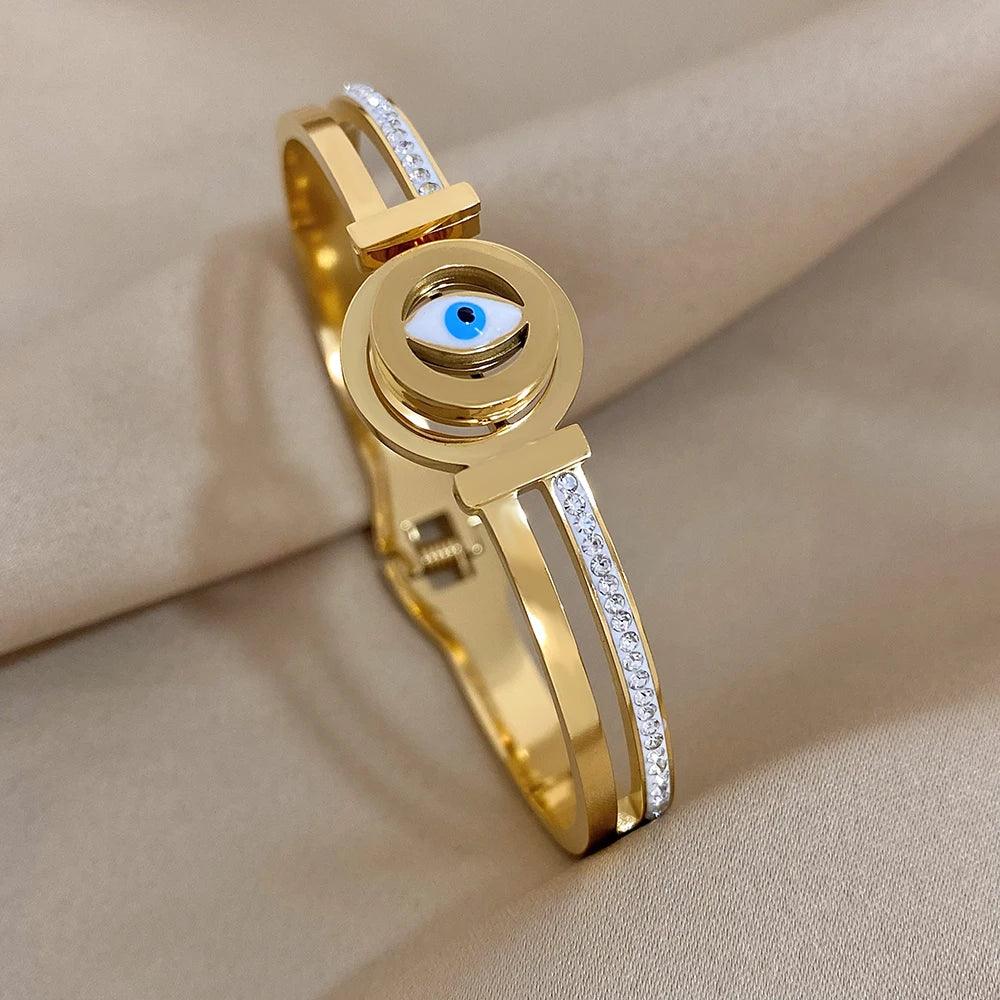 Evil Eye Bracelet Stainless Steel - Piña Colada
