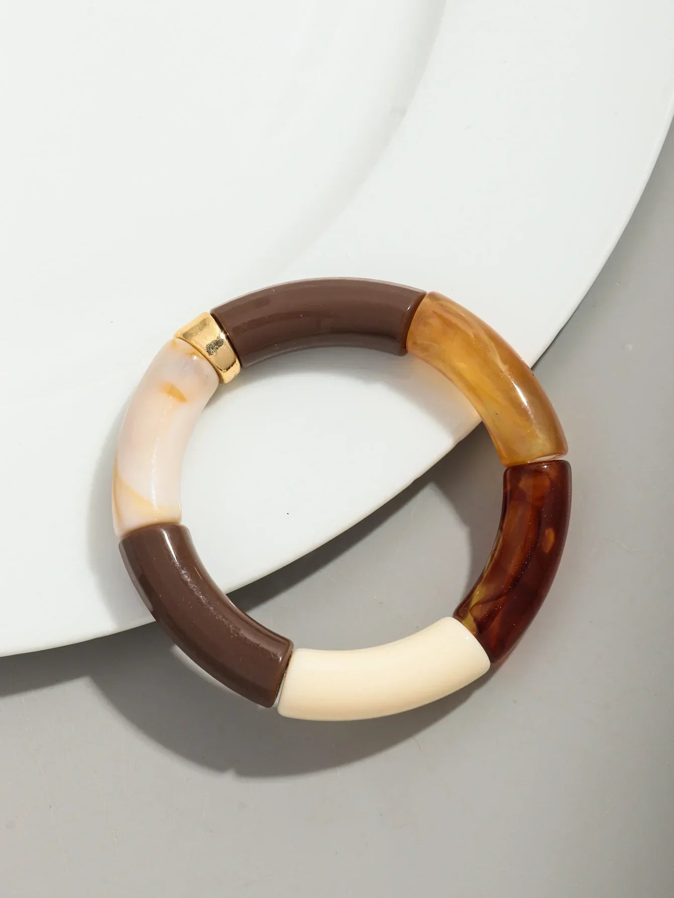 Acrylic Design Bracelet - Piña Colada