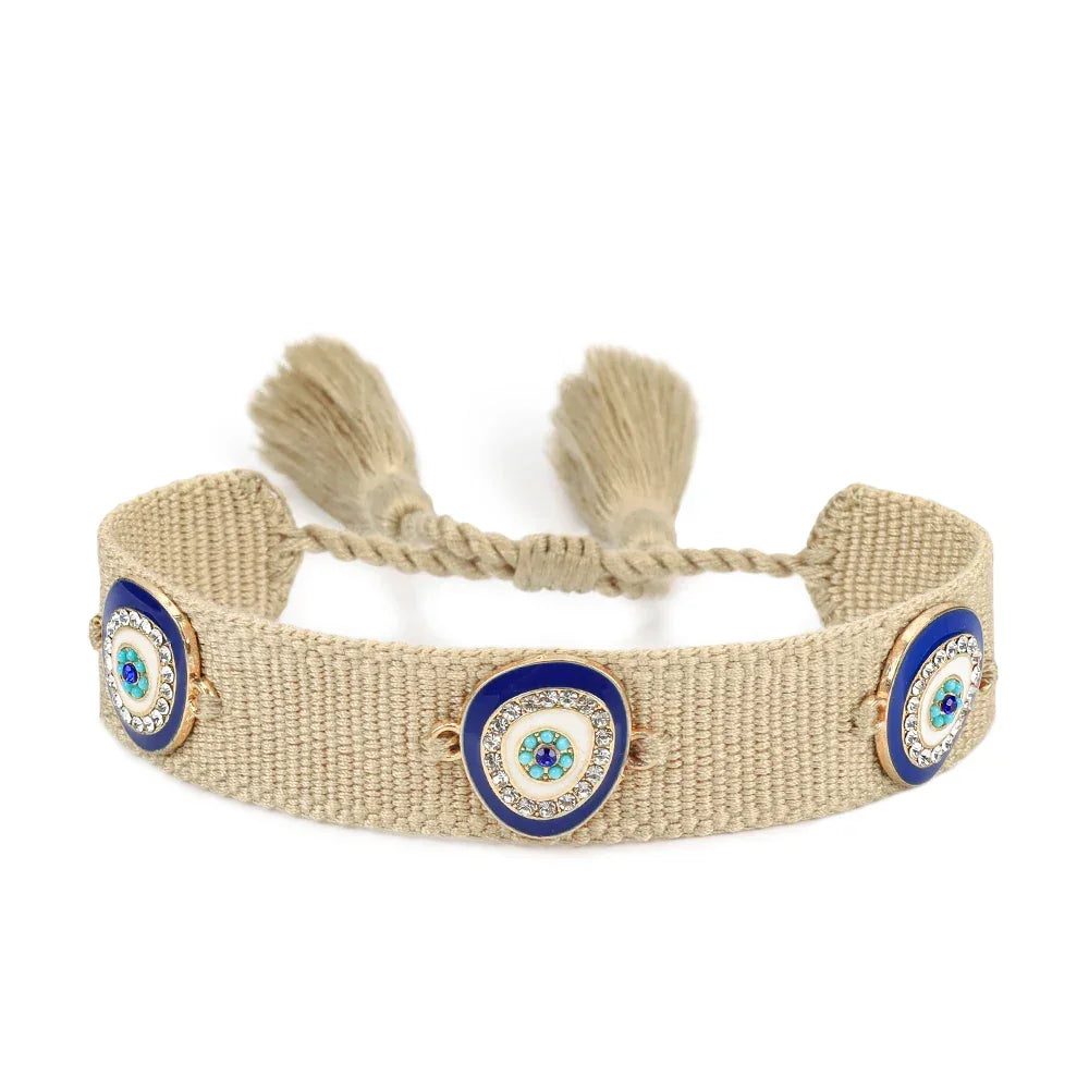 Evil Eyes Bracelets - Piña Colada