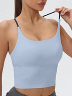 Back Sports Tank Top Quick Dry with Padded Cups