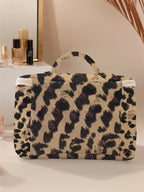 Travel Cosmetic Bag – Waterproof Polyester Makeup Organizer for Women - Piña Colada