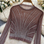 Long Sleeves O Neck Shirts - Piña Colada