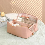 Cosmetic Bag – Waterproof Travel Organizer with Zipper - Piña Colada