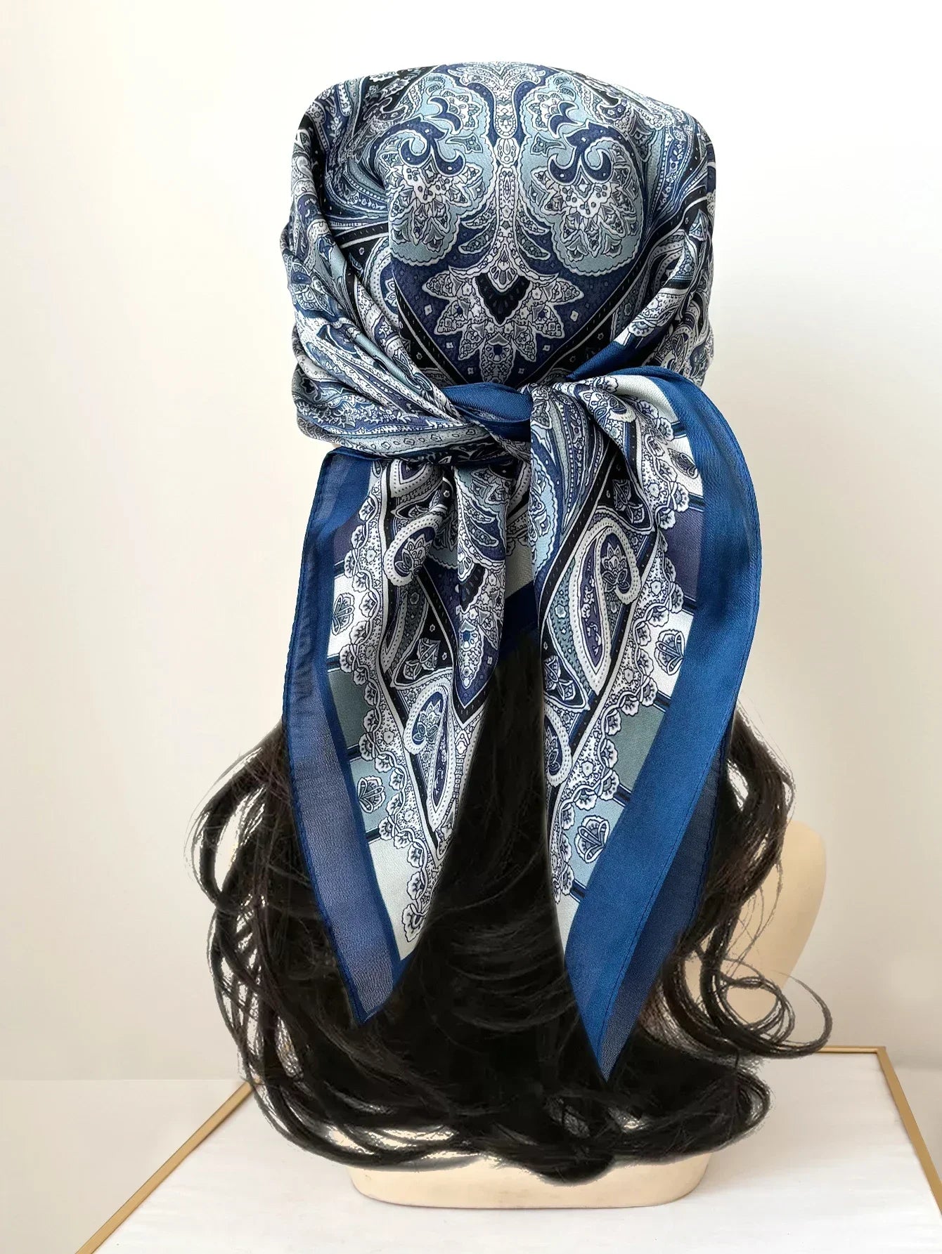 Silk Square Scarf Spring - Piña Colada