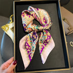 Square Scarf Silk Thin - Piña Colada