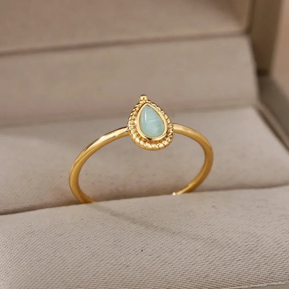 Stainless Steel Rings Aesthetic - Piña Colada