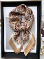 Silk Square Scarf Spring - Piña Colada