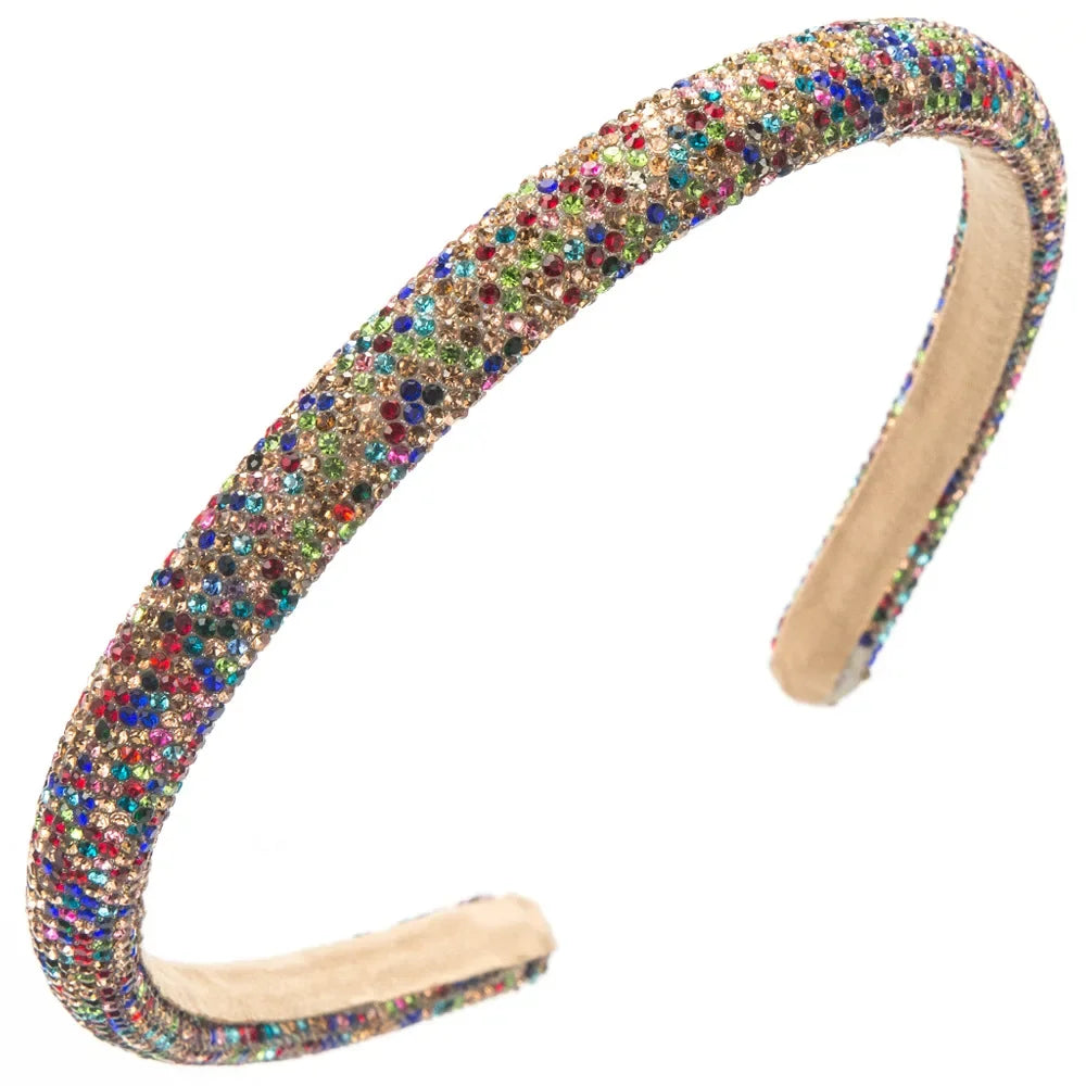 Rhinestone Small Hairband - Piña Colada