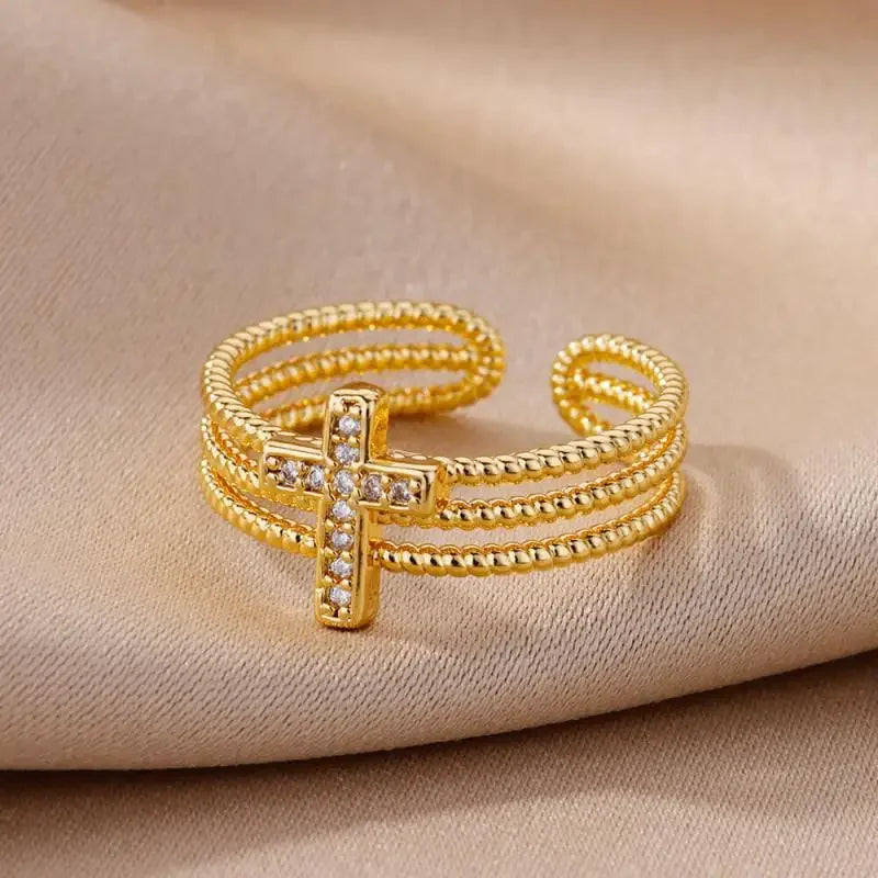 Stainless Steel Rings Aesthetic - Piña Colada