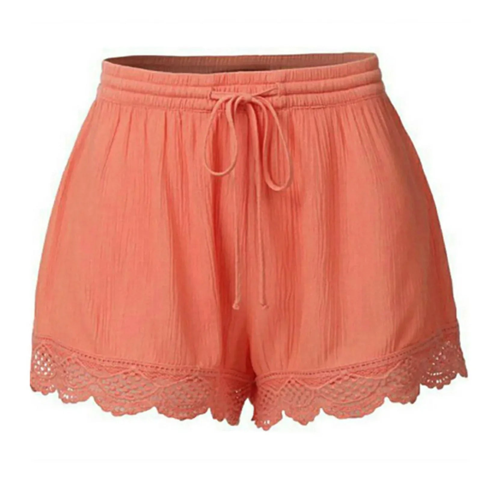 Lace Loose Shorts - Piña Colada