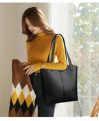 Soft Leather Shoulder Bag - Piña Colada