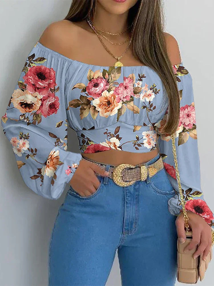 Off Shoulder Blouse - Piña Colada