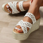 Thick Sole Slides Platform - Piña Colada