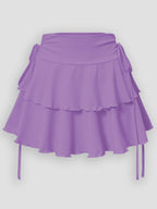 Solid Color Skirt High Waist - Piña Colada
