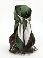 Silk Square Scarf Spring - Piña Colada