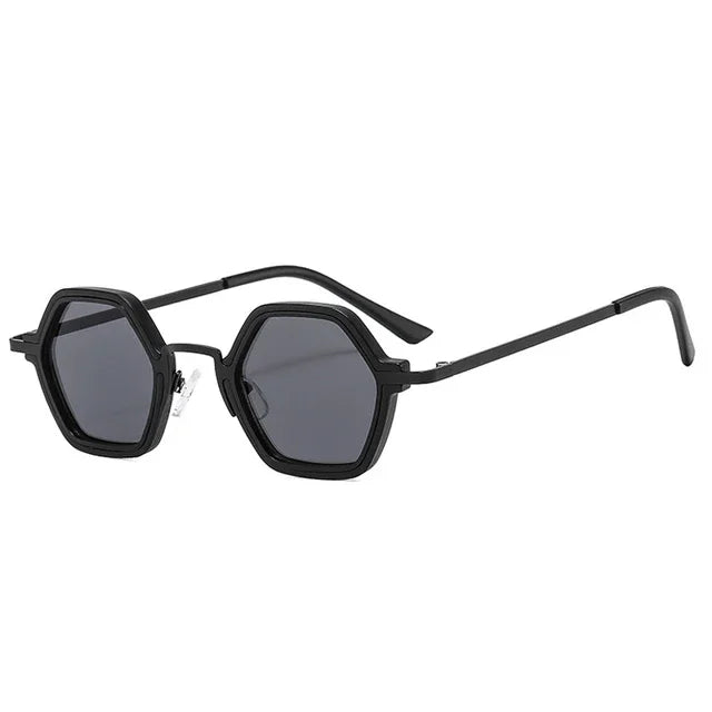 Retro Polygon Square Sunglasses - Piña Colada