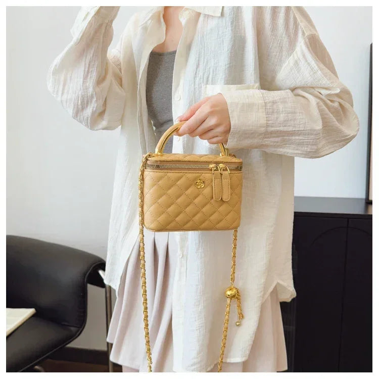 Diamond Grid Single Shoulder - Piña Colada