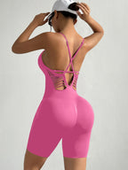 Yoga Workout Jumpsuits Hollowout
