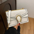 Gold Chain Crossbody Bag - Piña Colada