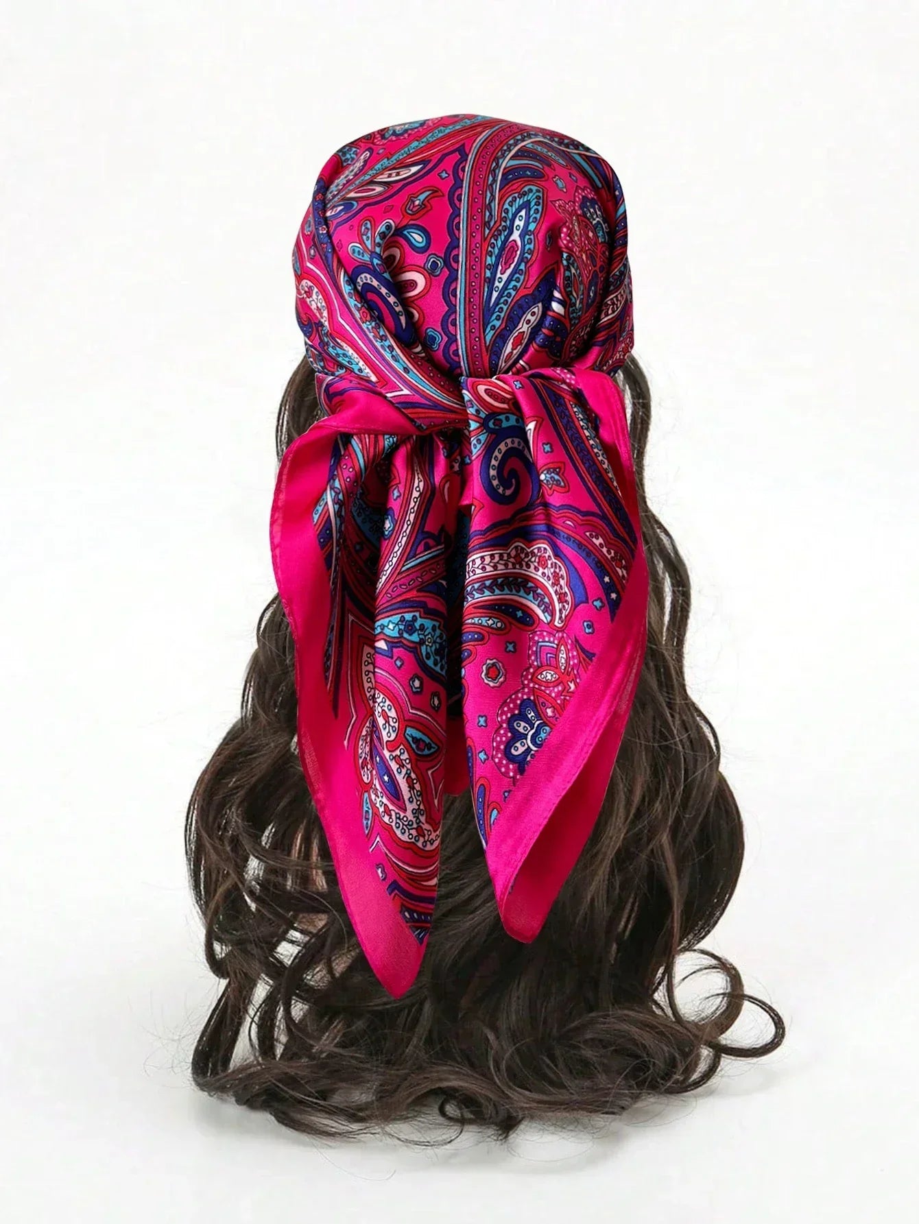Silk Square Scarf Spring - Piña Colada