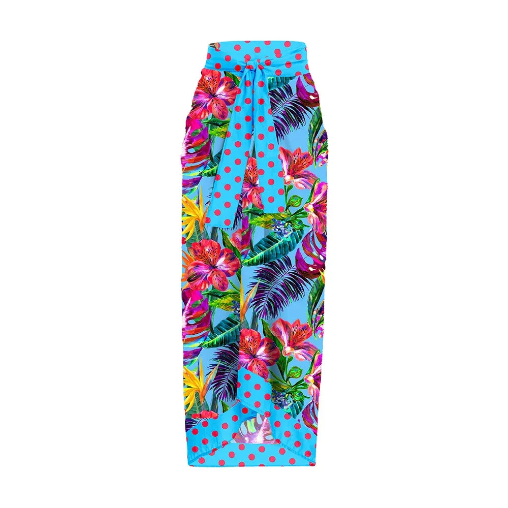 Print Cover Up Monokini - Piña Colada