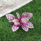 Orchid Flowers Hair Clips - Piña Colada