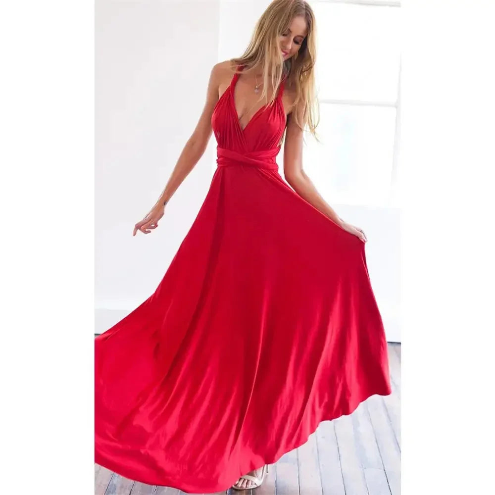 Boho Maxi Dress - Piña Colada
