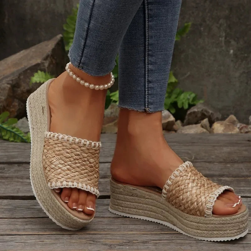 Sandals Comfortable Slide Arch Support - Piña Colada