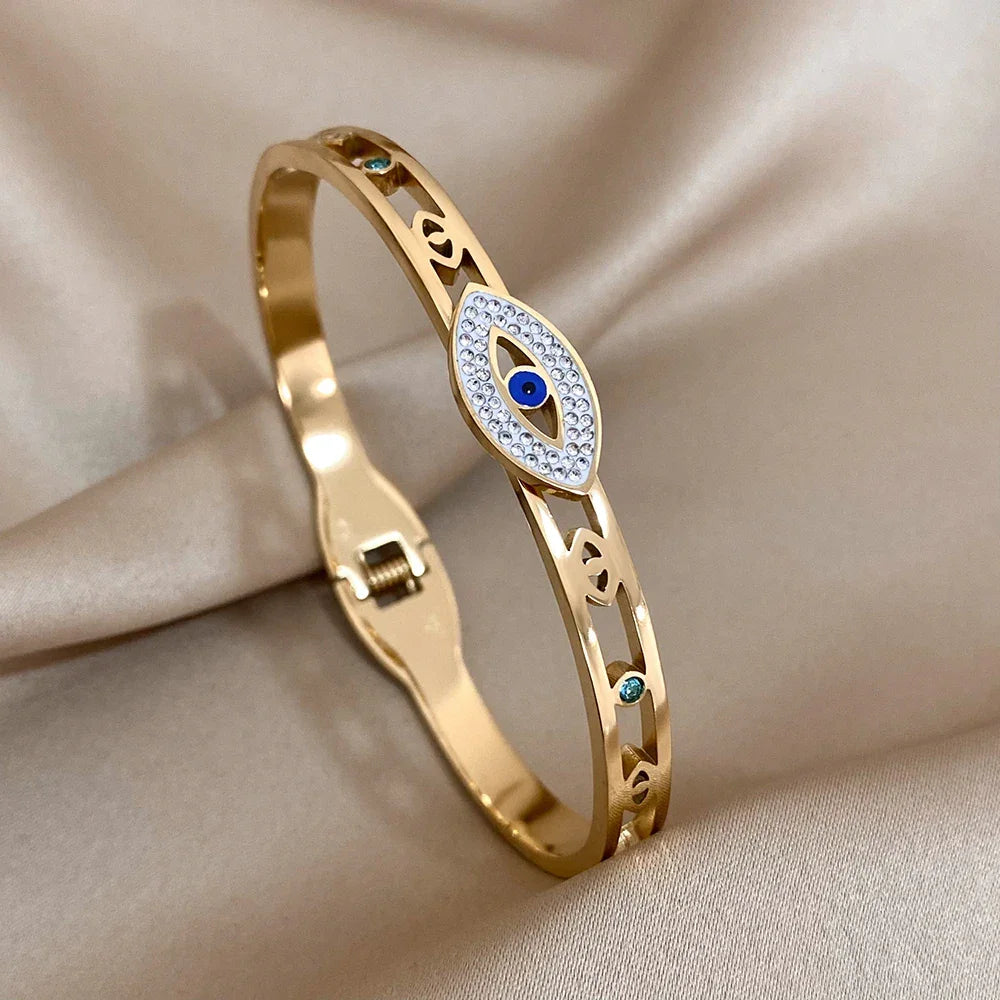 Evil Eye Bracelet Stainless Steel - Piña Colada