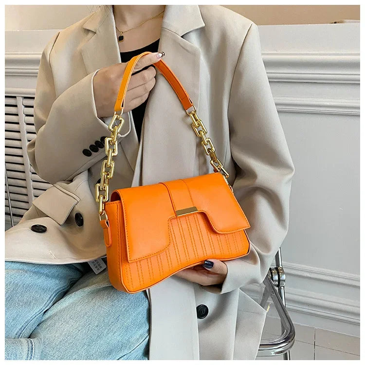 Shoulder Bag Solid - Piña Colada