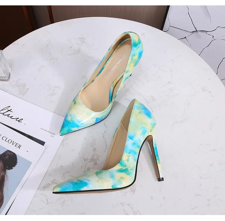 Pointed Toe Mix-Color - Piña Colada