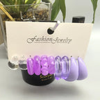 10pcs Earrings Hoops - Piña Colada