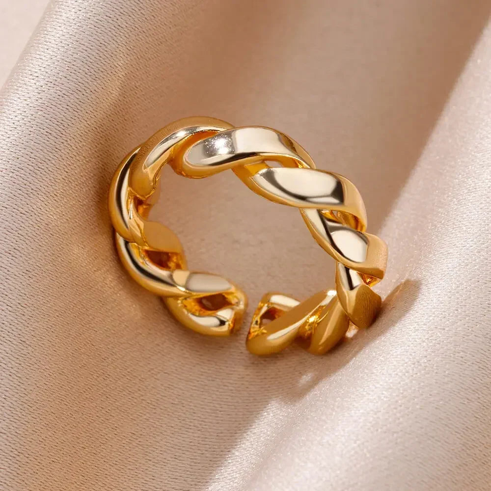 Stainless Steel Rings Aesthetic - Piña Colada
