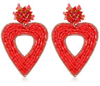 Love Beaded Earrings - Piña Colada
