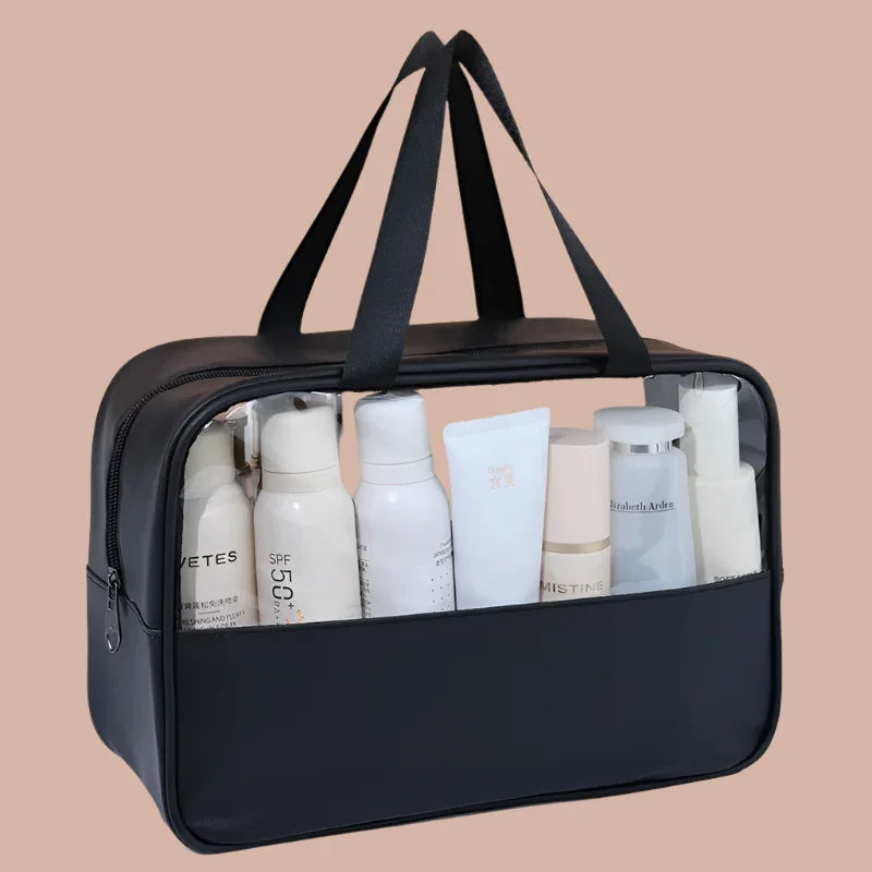 Portable Travel cosmetic bag Transparent - Piña Colada