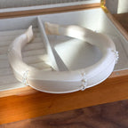 Print Pearl Crystal Headband - Piña Colada