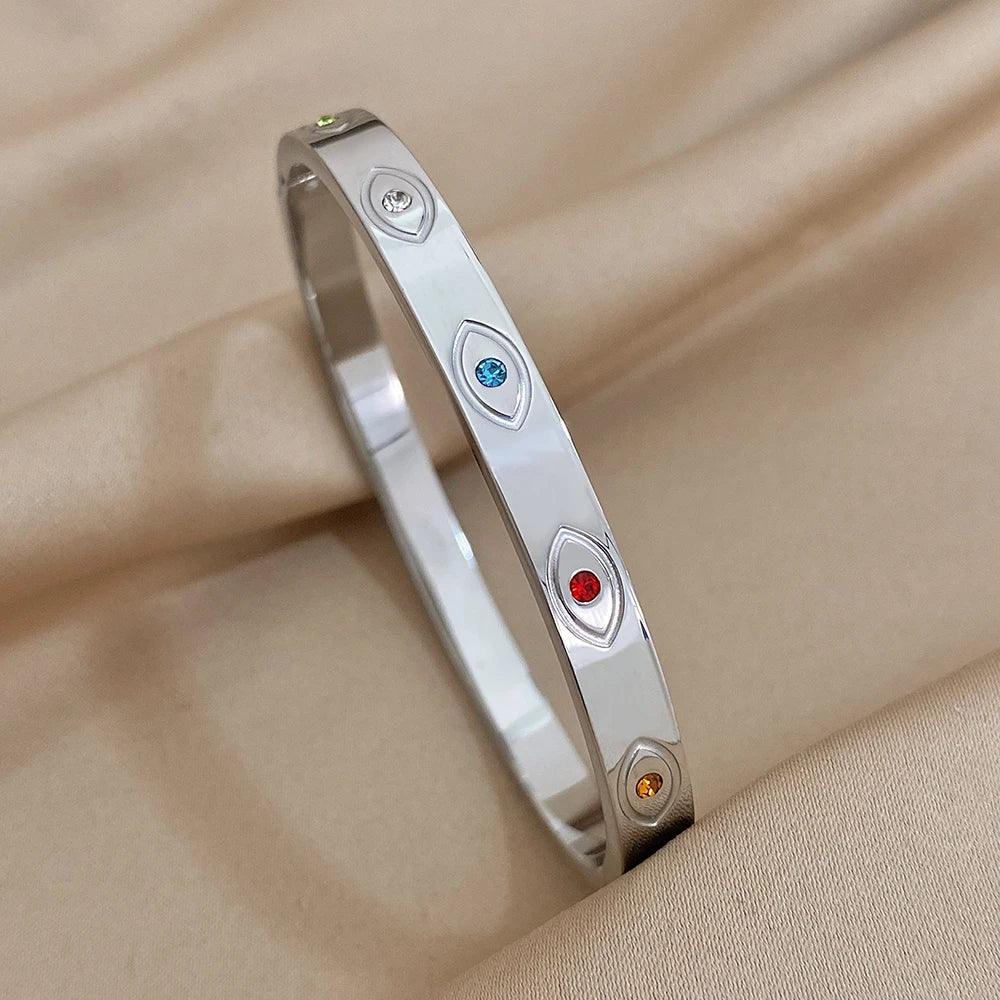 Evil Eye Bracelet Stainless Steel - Piña Colada