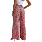 Floral high-waisted pants - Piña Colada