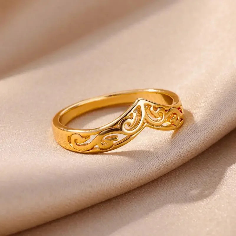 Stainless Steel Rings Aesthetic - Piña Colada
