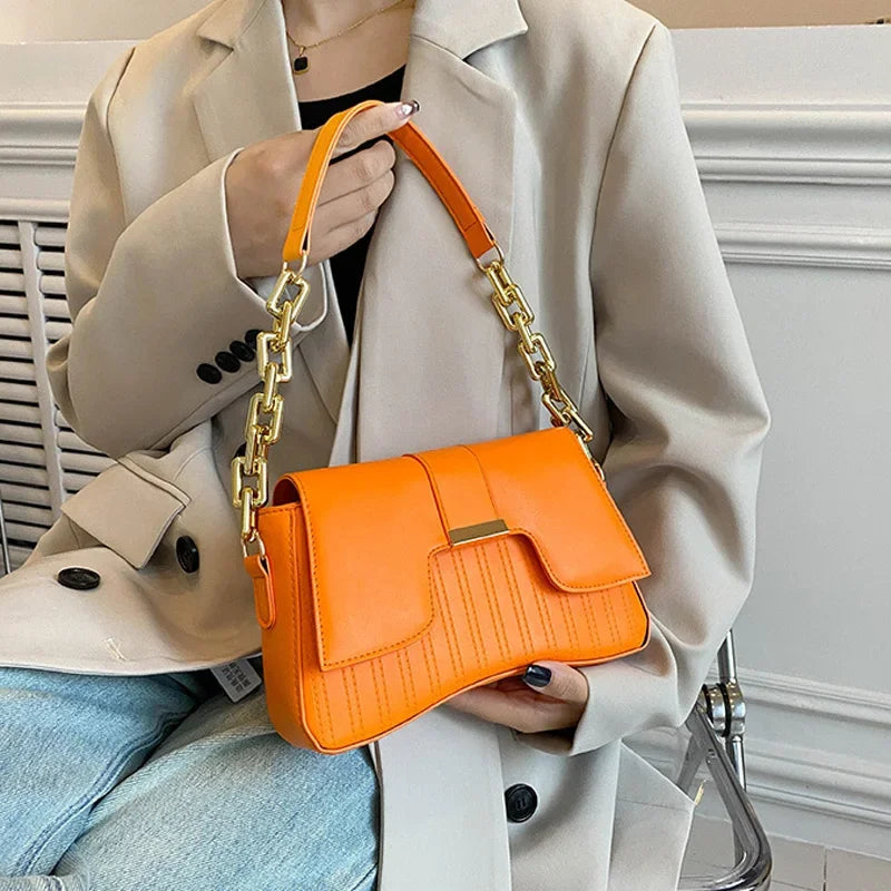 Shoulder Bag Solid - Piña Colada