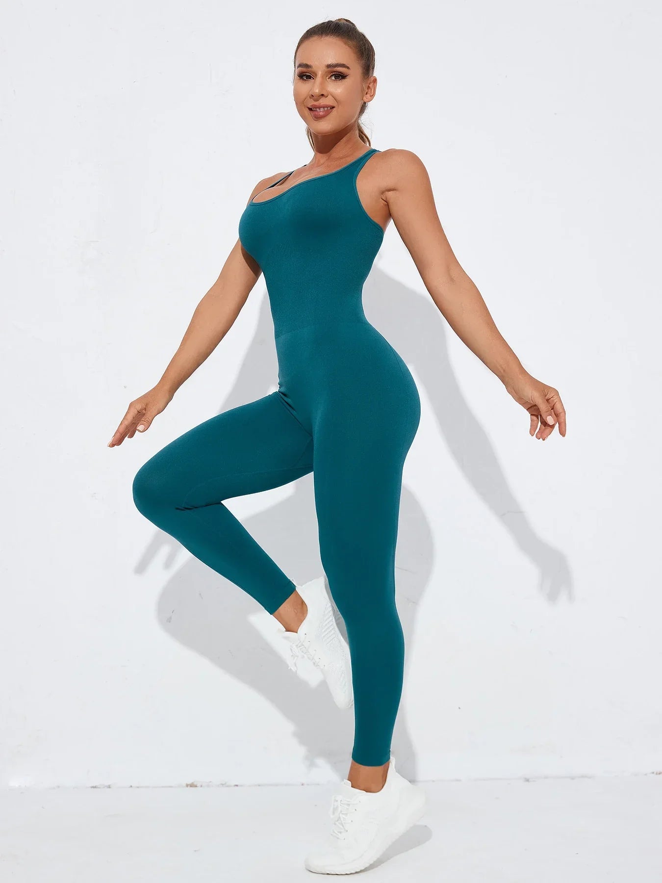 Women's Seamless Shapewear Bodysuit With Tummy Control Full - Piña Colada