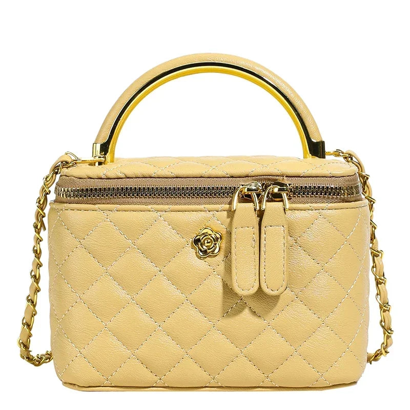 Diamond Grid Single Shoulder - Piña Colada