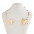 Ocean Starfish Shell Pendant - Piña Colada