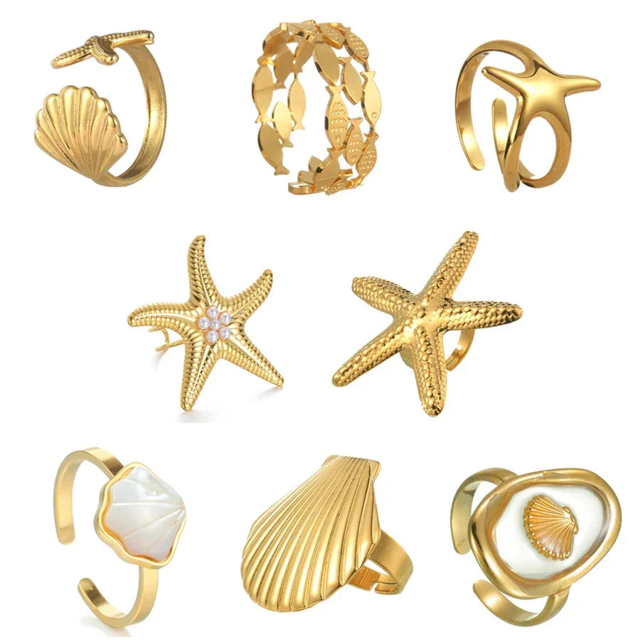 Ocean Element Ring for Women - Piña Colada